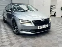 Used Skoda Superb SportLine 150 HP (110 kW) 2019 Grey Hatchback