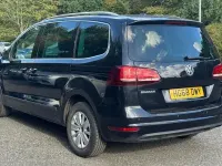 Used VW Sharan SE 150 HP (110 kW) 2018 Black MPV