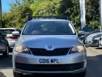 Used Skoda Rapid 89 HP (65 kW) 2016 Silver Hatchback