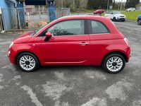 Usado Fiat 500 Lounge 69 HP (50 kW) 2014 Vermelho Citadino