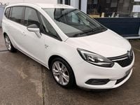 Used Vauxhall Zafira Tourer SRi 140 HP (102 kW) 2018 White MPV
