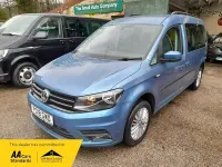 Begagnad VW Caddy Maxi Life 2018 Blå Minibuss