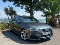 Used Audi A3 S-Line 184 HP (135 kW) 2017 Grey Hatchback