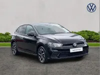Used VW Polo Match 95 HP (69 kW) 2025 Black Hatchback