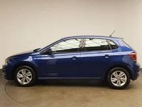 Used VW Polo SE 75 HP (55 kW) 2018 Blue Hatchback
