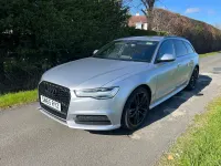 Used Audi A6 Black Edition 190 HP (139 kW) 2015 Silver Estate