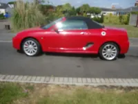 Used MG TF 135 HP (99 kW) 2004 Red Cabriolet