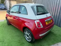 Used Fiat 500 Pop 69 HP (50 kW) 2011 White/red Hatchback