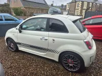 Begagnad Abarth 595 Turismo 160 HK (117 kW) 2014 Vit Halvkombi