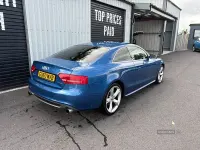 Used Audi A5 S-Line 170 HP (125 kW) 2010 Blue Coupe