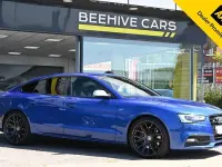 Used Audi A5 Black Edition 272 HP (200 kW) 2016 Blue Coupe