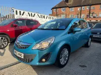 Used Vauxhall Corsa 100 HP (73 kW) 2012 Blue Hatchback