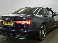 Used Audi A6 S-Line 204 HP (150 kW) 2019 Blue Sedan