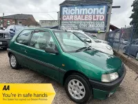 Used Peugeot 106 Roland Garros 75 HP (55 kW) 1995 Green Hatchback