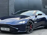Used Aston Martin Vantage 510 HP (375 kW) 2018 Blue Coupe