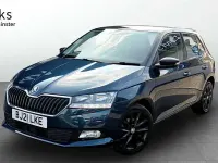 Used Skoda Fabia Colour Edition 95 HP (69 kW) 2021 Blue Hatchback