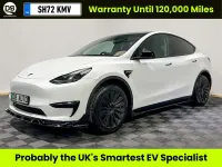 Used Tesla Model Y Long Range AWD 378 kW (514 HP) 2022 White SUV