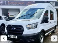 Used Ford Transit 130 HP (95 kW) 2021 White Van