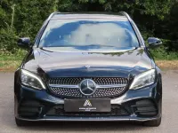Used Mercedes C220 AMG line 194 HP (142 kW) 2019 Black Estate