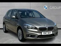 Used BMW 218 Active Tourer Luxury Line 148 HP (108 kW) 2017 Silver MPV