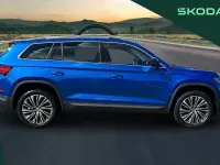 Used Skoda Kodiaq SE L Executive 110 HP (80 kW) 2023 Race blue metallic SUV