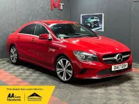 Used Mercedes CLA180 122 HP (89 kW) 2017 Red Coupe