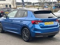 Used Skoda Fabia Design Edition 94 HP (69 kW) 2025 Race blue metallic black magic pearl effect Hatchback