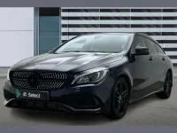 Used Mercedes CLA220 AMG line 174 HP (127 kW) 2017 Blue Coupe