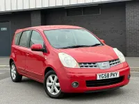 Used Nissan Note Acenta 2008 Red Hatchback