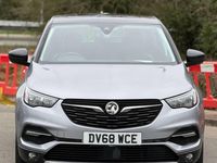 Used Vauxhall Grandland X Sport 130 HP (95 kW) 2018 Grey SUV