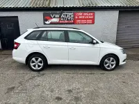 Used Skoda Fabia SE 110 HP (80 kW) 2015 White Estate
