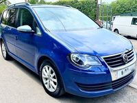 Used VW Touran Match 105 HP (77 kW) 2010 Blue MPV