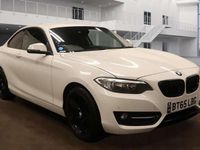 Used BMW 218 Sport Line 2015 White Coupe