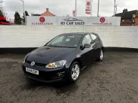 Used VW Golf VII Match 122 HP (89 kW) 2014 Blue Hatchback