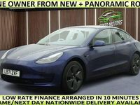 Used Tesla Model 3 Standard Range Plus 177 kW (241 HP) 2022 Blue Sedan