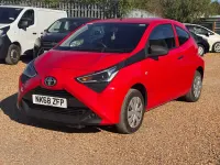 Used Toyota Aygo 70 HP (51 kW) 2018 Red Hatchback