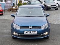 Used VW Polo Edition 90 HP (66 kW) 2017 Blue Hatchback