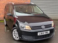 Used VW Touran SE 105 HP (77 kW) 2014 Black MPV