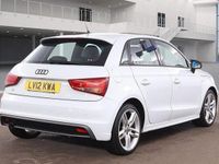 Used Audi A1 Sportback S-Line 105 HP (77 kW) 2012 White Hatchback