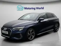 Used Audi A3 Sportback S-Line 150 HP (110 kW) 2021 Blue Hatchback