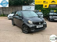 Used Smart ForFour Electric Drive Premium 60 kW (82 HP) 2018 Black Hatchback