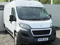 Used Peugeot Boxer 131 HP (96 kW) 2018 White Van
