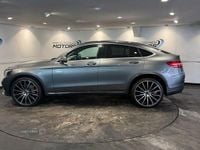 Used Mercedes GLC220 AMG line 170 HP (125 kW) 2018 Grey Coupe