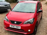 Used Seat Mii Design 60 HP (44 kW) 2017 Red Hatchback
