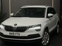 Used Skoda Karoq SE L 150 HP (110 kW) 2019 White SUV