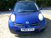 Used Nissan Micra 88 HP (64 kW) 2005 Blue Hatchback