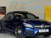 Used Mercedes C43 AMG Premium Plus 367 HP (269 kW) 2016 Blue Coupe