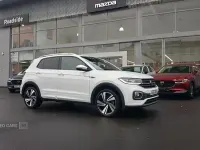 Used VW T-Cross R-line 110 HP (80 kW) 2021 White SUV