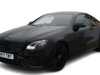 Used Mercedes E220 AMG line 2017 Black Coupe