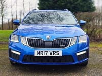 Used Skoda Octavia vRS 184 HP (135 kW) 2017 Blue Estate